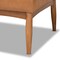 Baxton Studio Arvid Mid-Century Modern Tan Faux Leather and Walnut Brown Finished Wood 4-Piece Dining Nook Set 175-10837-10839-9305-Zoro - alternate 5